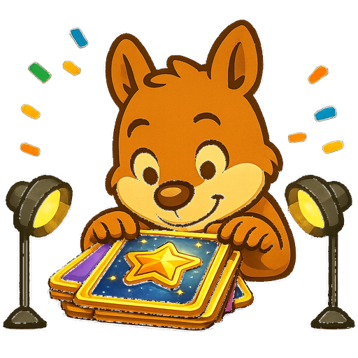 StockIT squirrel with stock cards